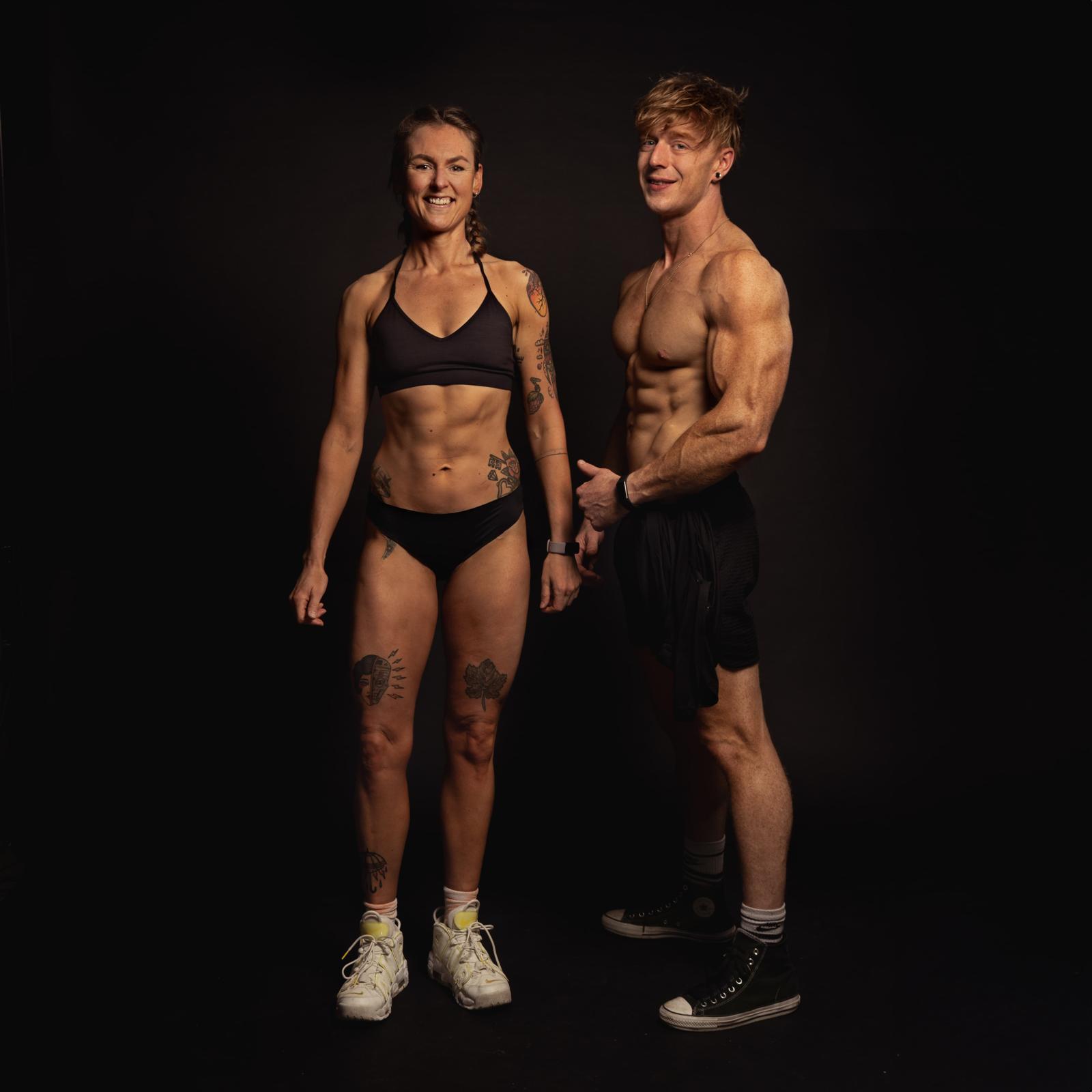 Man with female client